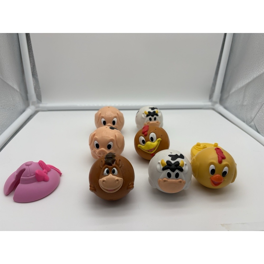 Mickey Mouse Clubhouse Barnyard Dance Farm- Replacement Parts Lot Of 7 Animals